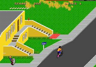Paperboy 2 (USA, Europe) In game screenshot